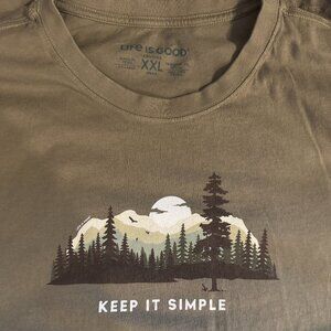 Life Is Good Nature Graphic T-Shirt | XXL | Never Worn